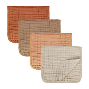 ผ้าเช็ดน้ำลายเด็กอ่อน แพทเท็กซ์ ผลิตตามสั่ง สีพื้น ผ้ามัสลิน 6 ชั้น ผลิตจากฝ้าย เป็นมิตรกับสิ่งแวดล้อม ป้องกันแบคทีเรีย ใช้ได้ทั้งเด็กชายและเด็กหญิง อายุ 0-24 เดือน - Product Image 4