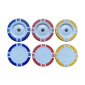 Venta al por mayor de fichas de póker magnéticas de 40 mm y soporte para marcador de bola - Product Image 1