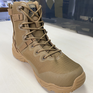 Bottes tactiques légères DF22 TSB04 pour hommes, hautes, en nylon imperméable, pour la randonnée en plein air, la montagne, toutes saisons, beige - Product Image 2
