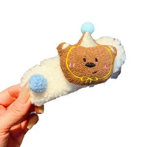 Nueva muñeca de peluche bonita, tocado grande, pinza para el pelo, nivel de apariencia alta, pelo de corazón para niña, Pinza para el pico de pato, tocados - Product Image 5