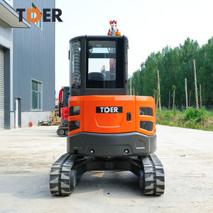 Nuovo Mini Escavatore Cingolato TDER con Motore Diesel Kubota da 3,5 Tonnellate 3,5t 4 Tonnellate 4t con Cabina - Product Image 5