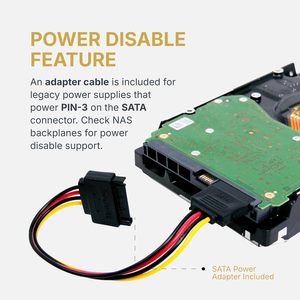   Unidad de Disco Duro Empresarial Ultrastar DC HC580 de 24 TB, 7.2k RPM, SATA 6Gb/s, 3.5 Pulgadas - Product Image 2