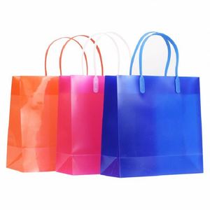 ถุงพลาสติก PVC แบบกำหนดเองเพื่อการส่งเสริมการขาย พร้อมหูหิ้วใส เหมาะสำหรับบรรจุภัณฑ์ของขวัญและถุงช้อปปิ้ง - Product Image 2