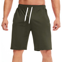 DOVEARK Logo de la marque personnalisé 90% polyester 10% coton hommes été plage poches mi solide porter sueur GYM Shorts de sport