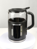 Bouilloire électrique en verre 1,5 L avec écran tactile couleur, contrôle de la température et maintien au chaud pendant 2 heures