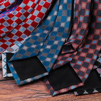 Cravates personnalisées élégantes à motifs floraux, cravates de luxe en soie et polyester micro, cravates jacquard avec logo chic, fabricant de cravates pour hommes