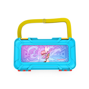 Bolso de hombro de transporte para <span class=keywords><strong>Nintendo</strong></span> <span class=keywords><strong>Switch</strong></span>, estuche de almacenamiento impermeable de lujo para viaje, estuche rígido para <span class=keywords><strong>Nintendo</strong></span> <span class=keywords><strong>Switch</strong></span> OLED - Product Image 4