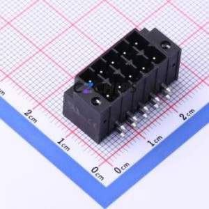 KF2EDGSRMG-3.5-2*5P Plug-in Terminal Block Bent Lead Through Hole,P=3.5mm Board-to-Board / Socket Closed Screw Fixing 2x5P 3.5mm - Product Image 1
