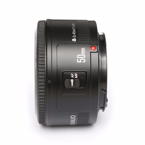 YONGNUO EF YN 50mm F1.8レンズforCanon Large Aperture Auto Focus Lenses for DSLR <span class=keywords><strong>Camera</strong></span> 700D <span class=keywords><strong>750D</strong></span> 800D 5D Mark II IV 10D - Product Image 1
