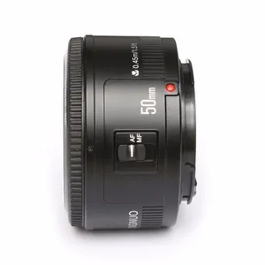Yongnuo lente ef yn50mm f1.8 para câmera dslr, abertura grande, 700d, 750d, 800d, marca ii, iv, 10d