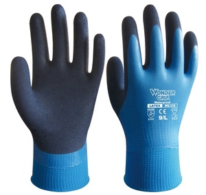 Neue Blaue Nylon-<span class=keywords><strong>Latex</strong></span> Vollständig Schaumbeschichtete Wasserdichte Garten-Arbeitshandschuhe - Product Image 3