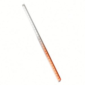Regla Acrílica Transparente con Gradiente de Color, Borde Recto para Medir, para Estudiantes, Material de Oficina y Regalos Promocionales - Product Image 4