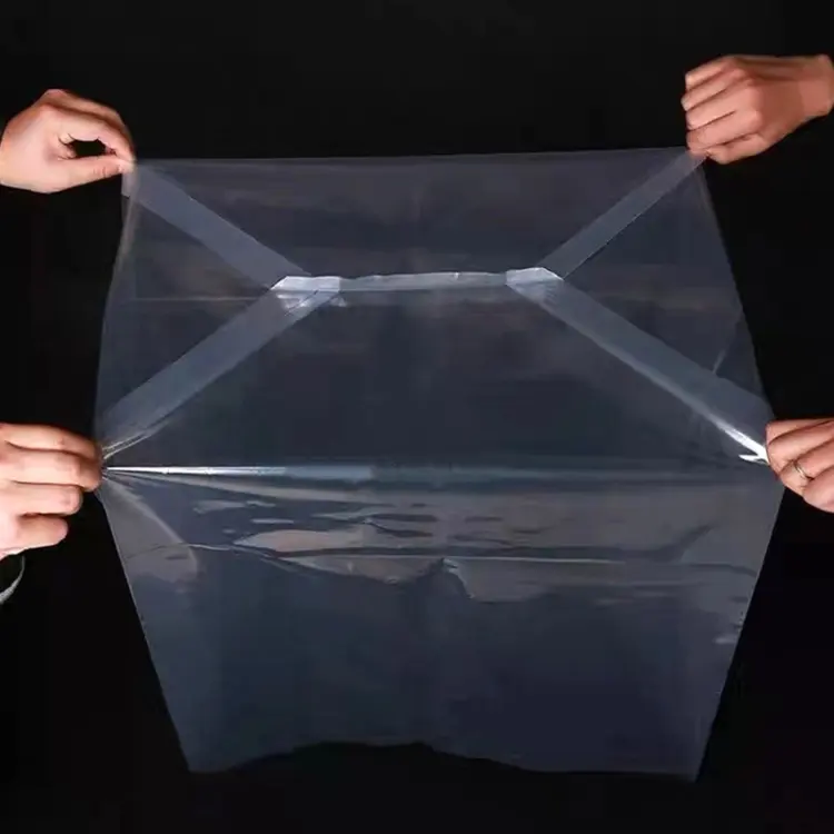 LD полиэтиленовые большие прозрачные пластиковые пыленепроницаемые сумки с плоским дном