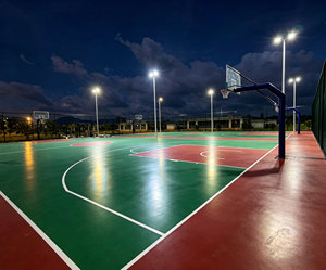 Pintura de caucho para pisos deportivos INOLP, industrial, para exteriores, a base de agua, con absorción de impactos, para canchas de baloncesto, fabricada en Guangdong - Product Image 2