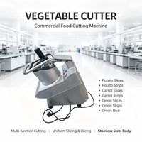 Machine à couper les légumes commerciale, équipement de découpe électrique à faible bruit pour les hôtels, la restauration et les magasins d'alimentation