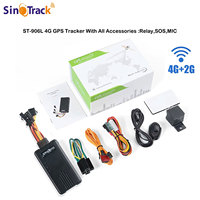 Traceur GPS Voiture 4G Sinotrack ST-906L Relais pour Gestion de Flotte, Suivi en Temps Réel, Coupure Moteur, Appareil de Localisation GPS 4G 906L