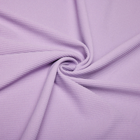 Tissu tricoté approprié délicat confortable en coton nacré à haute élasticité pour les pantalons à capuche à manches courtes
