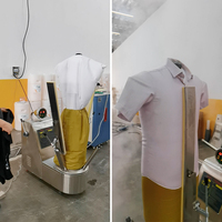 Precio Accesible |   Material de Acero Inoxidable con Forma Humana |   Camisa |   Camiseta |   Máquina de Planchado a Vapor para Ropa de Exterior para Lavandería