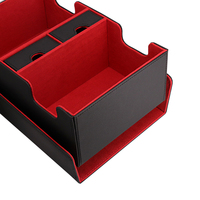 UGP-400 Nouvelle Arrivée Boîte de Rangement Premium en Cuir PU pour Cartes de Jeu avec Couvercle Amovible 400+ pour Matériaux Industriels en Velours