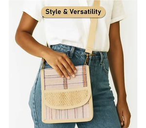 Sac fourre-tout pour femme avec motif à carreaux et fermeture à rabat perlé pour un usage quotidien et une touche de mode - Product Image 5