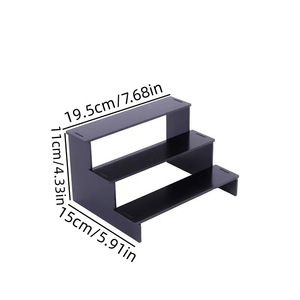 Acrylic Multi Layer Display Rack 3 Tier Wall Mounted Shelf For Perfume Figurine Organizer Plastic Storage Stand - Product Image 2