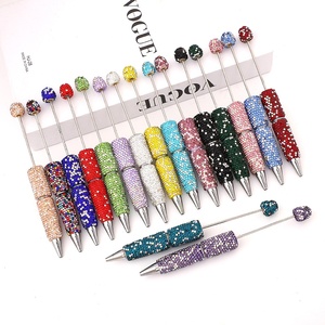 Nouveau stylo à bille rotatif fait main avec perles de diamant AB, motif ciel étoilé, pour DIY, vente en <span class=keywords><strong>gros</strong></span> - Product Image 1