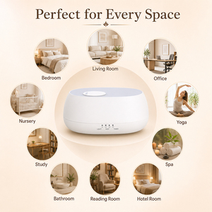 <span class=keywords><strong>Diffuseur</strong></span> d'huiles essentielles portable intelligent à brume froide ultrasonique 500 ml avec logo personnalisé pour la maison et le bureau, idéal pour les grandes pièces - Product Image 6