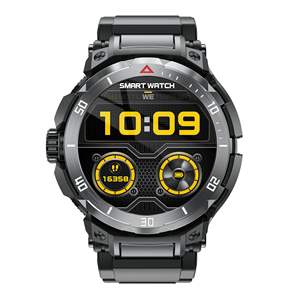 Montre connectée 2-en-1 la plus vendue avec écouteurs, écran IPS, Android, fréquence cardiaque, pression artérielle, étanche IP67 pour le sport - Product Image 4