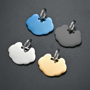 Stainless Steel <strong>Dog</strong> Tag Hollow Bone Paw Design Cross-Border Pet Identification Pendant Engraved Cartoon Metal - Product Image 2