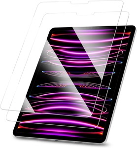 Protection d'écran en gros pour <span class=keywords><strong>iPad</strong></span> <span class=keywords><strong>Pro</strong></span> 12.9 <span class=keywords><strong>Pro</strong></span> 13 Air 13 pouces, verre trempé, installation facile, sans bulles, film transparent HD - Product Image 1