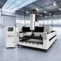 Máquina CNC Router Rotativa 3D de 4 Ejes con Control DSP y Software NC Studio para la Fabricación de Esculturas y Columnas de Piedra y Granito