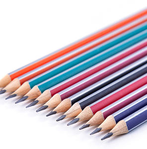 Lápices de Grafito HB Personalizados con Caja de Madera para la Escuela y la Oficina - Product Image 1