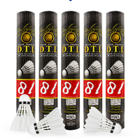 Volant de Badminton RSL DTL-81 Original, en Plumes, Durable, de Haute Qualité pour l'Entraînement, les Tournois et les Clubs de Badminton