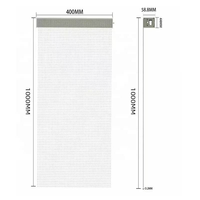 Pantalla LED Transparente Flexible P2.5 P3.9, Pantalla de Película LED para Publicidad Comercial