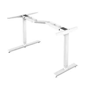 electric adjustable height boss desk office desk adjustable standing table legs frame