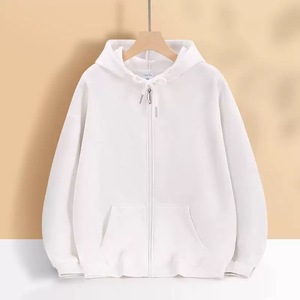 Tùy Chỉnh Chất Lượng Cao Người Đàn Ông Của Trùm đầu Áo Với Dây Kéo Thiết Kế Và In Logo Lỏng Lẻo Phù Hợp Với Người Đàn Ông Giản Dị Của Dây Kéo Cardigan - Product Image 2