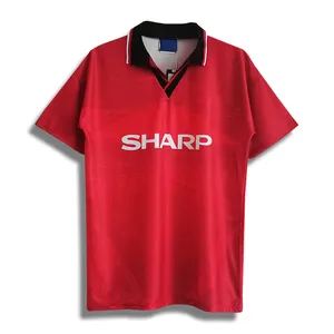 Camisa de futebol vintage para clubes de futebol, camisa retrô da Inglaterra, casa esportiva