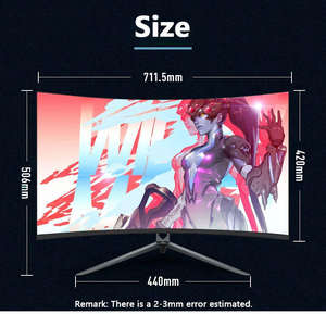 Moniteur LCD 32 pouces de style nouveau, écran incurvé HDR LED VA, moniteur de jeu pour <span class=keywords><strong>PC</strong></span>, pour <span class=keywords><strong>jeux</strong></span> sur <span class=keywords><strong>PC</strong></span> - Product Image 2