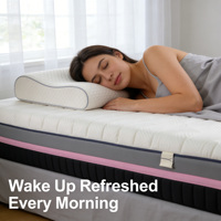 Services OEM/ODM disponibles, matelas en mousse à mémoire de forme durable, ergonomique, roulé et compressé, respirant, écologique, pour chambre à coucher et villa, garantie 3 ans