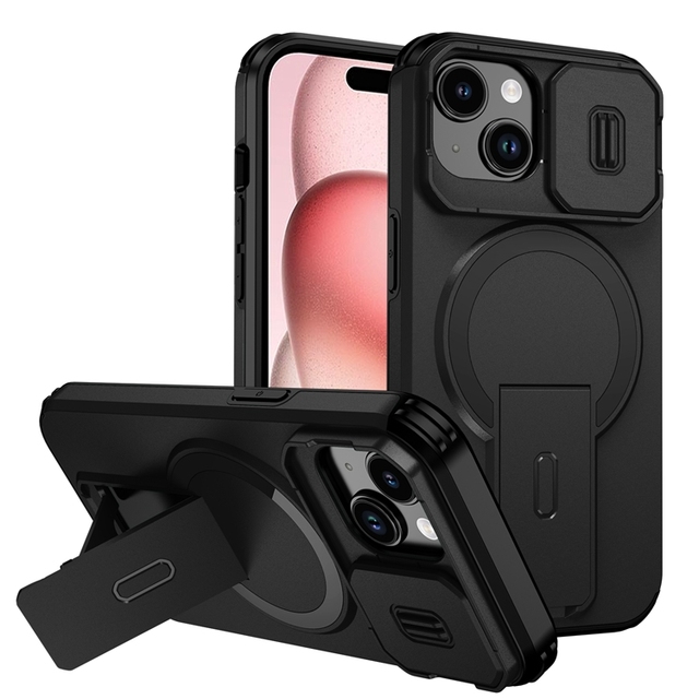 For Google Pixel 10 Pro XL shockproof Two in One Combo Push and Pull Lens Fundas Para Celular Phone case with Kickstand