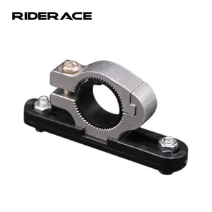 RIDERACE Garrafa Rack Adaptador Road Bike Gaiola Mount Clamp 360 Graus Rotação Chaleira Assento Post Holder Base Durable Ciclismo Peças