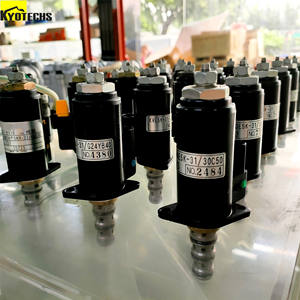 खुदाई स्पेयर पार्ट्स SK200-6E/230-6e/250-6e सोलनॉइड वाल्व yt35v00013f1 सुरक्षा लॉक KWE5K-31/G24 d50 - Product Image 4
