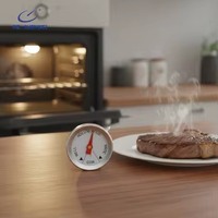 Thermomètre de cuisson SW Mini pour volailles, en acier inoxydable, pour la cuisson à domicile de dinde, porc, bœuf, poulet