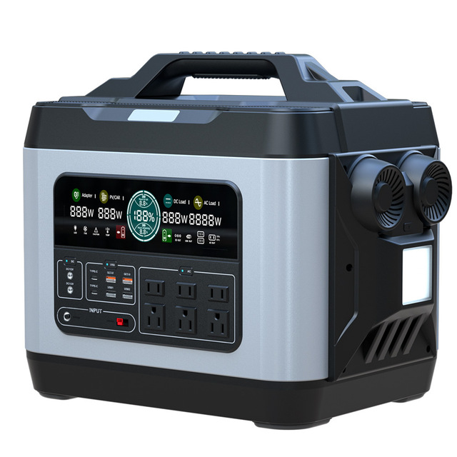 2000W Portable Solar Power Station Battery Power Banks Power Station Solar 3000W 5000W Lithium Polymer Battery Lifepo4 2 Years
