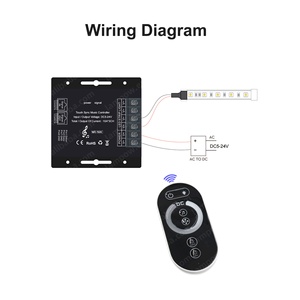 Nhà Máy bán hàng RF <span class=keywords><strong>c</strong></span>ảm ứng từ xa âm nhạ<span class=keywords><strong>c</strong></span> Dimmer 30A DC5V 24V màu duy nhất cho nhà hoặ<span class=keywords><strong>c</strong></span> văn phòng chiếu sáng - Product Image 6