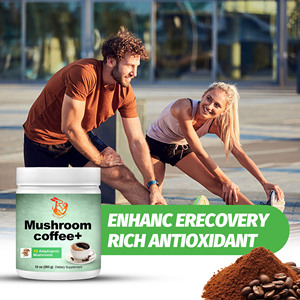 Poudre de café aux champignons Marque Blanche : Favorise la récupération et est riche en antioxydants avec supplément de santé Crinière de lion - Product Image 5
