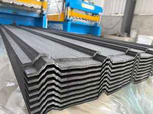 Hoja de techo <span class=keywords><strong>trapezoidal</strong></span> galvanizada recubierta de color prepintada de alta calidad <span class=keywords><strong>Precio</strong></span> de hoja de acero de metal - Product Image 2