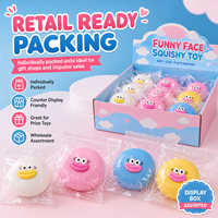 Jouet Squishy Anti-Stress à Grande Bouche de Saucisse, Modèle Fluide à Rebond Lent, Amusant et Ludique, Emballage en Sachet pour Jeunes