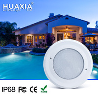 Lampu Kolam Renang LED RGB HUAXIA, Dapat Berubah Warna, Tahan Air IP68, Lampu Kolam Bawah Air, Terpasang di Dinding, Dilengkapi Remote Control, Bersertifikasi CE RoHS