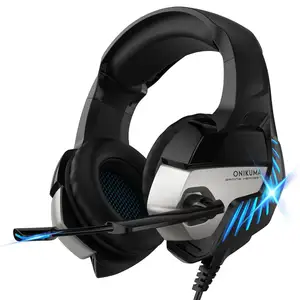 Onikuma K5 Pro Stereo 3.5mm RGB Light Gaming Headset mit Microphones Gaming Headphones